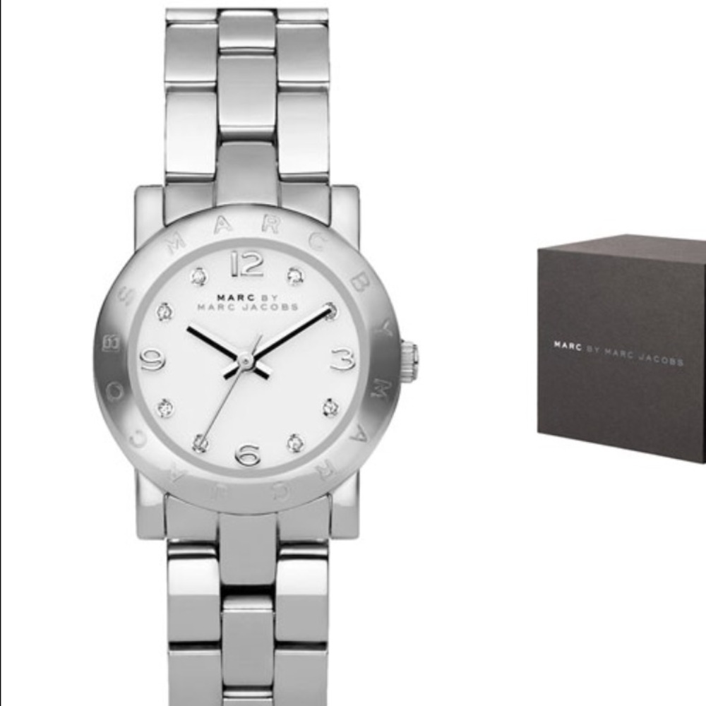 Marc by Marc Jacobs Silver Stainless Steel Bracelet Watch